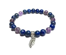 Браслет из Аметиста и Лазурита - фото 12487