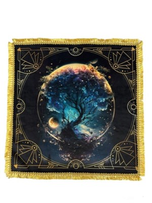 Скатерть-алтарь для гаданий и раскладов Лунное Древо - фото 15988