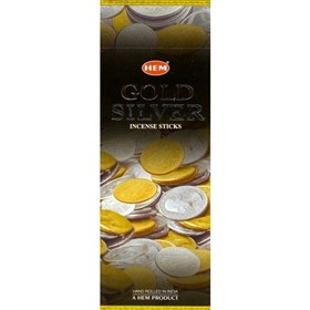 Gold and Silver (№75) / Золото и серебро - ломает преграды на пути к получению денег благовоние Hem 6-гранки - фото 7571