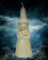 Свеча Ведьмина сила белая