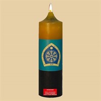 Колесо жизни  свеча Будды