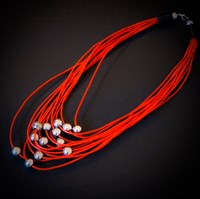Колье Колдуньи Гематит (Красный)